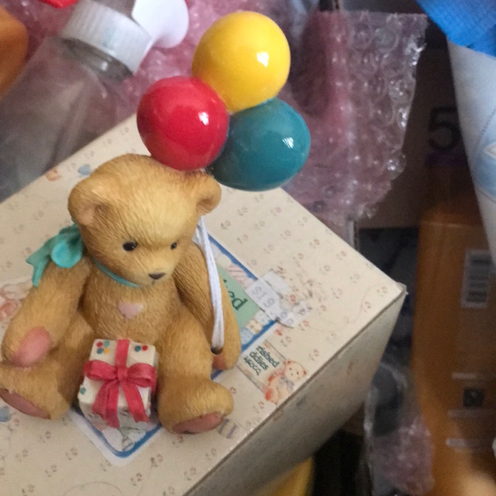 Nib NINA cherished teddies 215864 Beary happy wishes event figurine